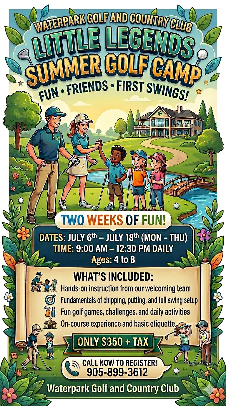 Little Legends Summer Golf Camp